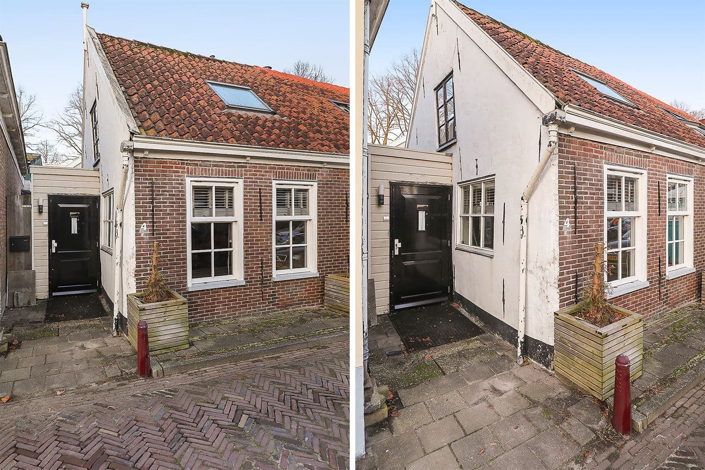 Kluswoning Wijngaardsgracht 4 in Edam, huidige staat