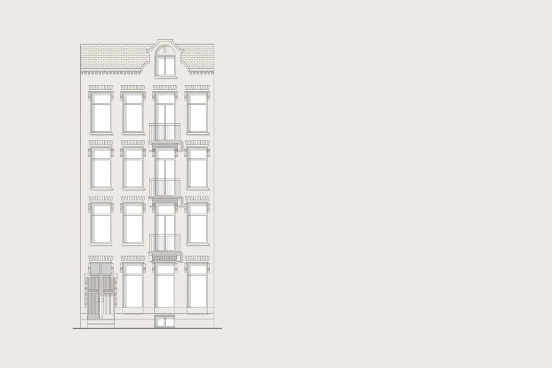 Kluswoning Admiraal De Ruijterweg 68-1 in Amsterdam, huidige staat