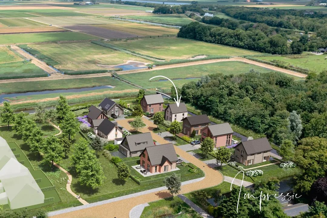Kluswoning Polderpark kavel 7 in Anna Paulowna, huidige staat