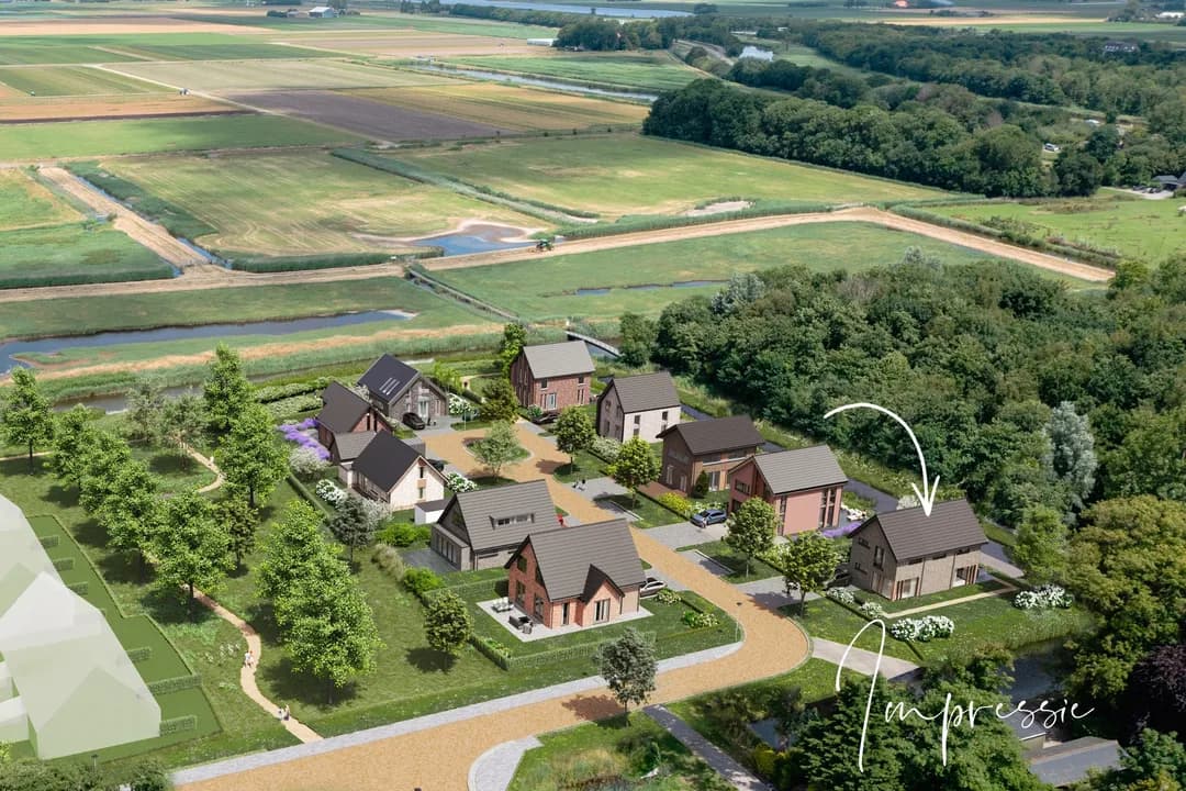 Kluswoning Polderpark kavel 10 in Anna Paulowna, huidige staat