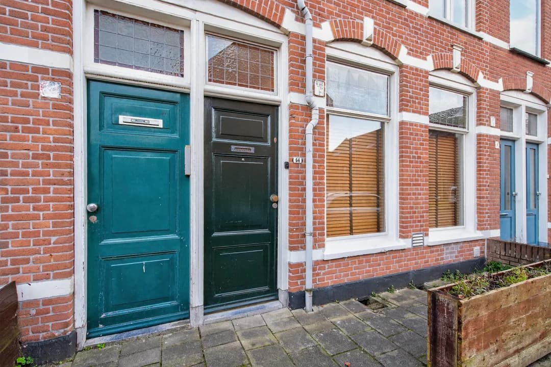 Kluswoning Saenredamstraat 64-RD in Haarlem, huidige staat