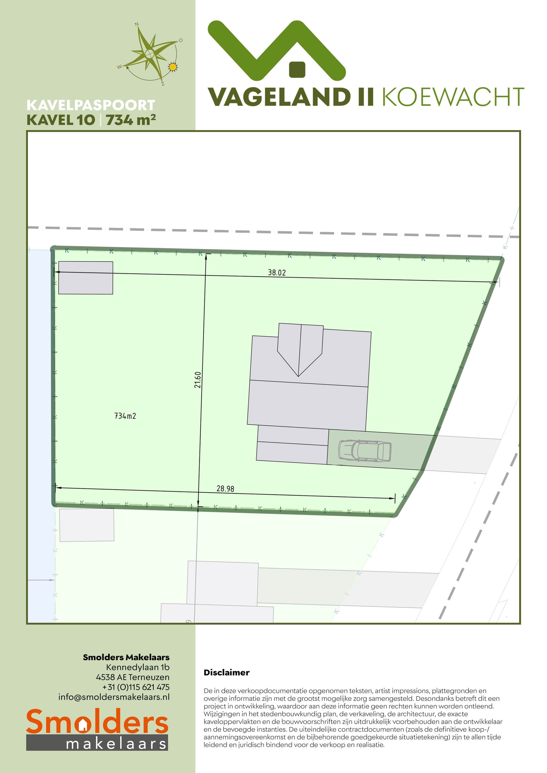 Kluswoning Vrije kavel (aan Emmabaan) (Bouwnr. nr.10) in Koewacht, huidige staat
