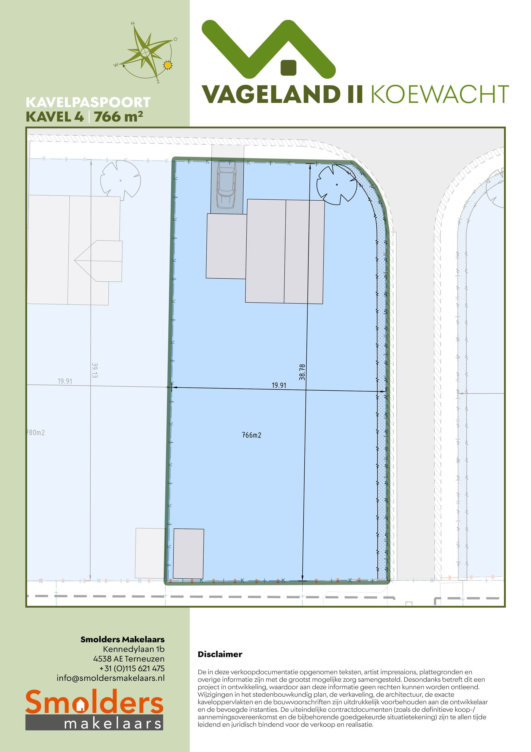 Kluswoning Vrije kavel (via Vuursteen) (Bouwnr. nr. 4) in Koewacht, huidige staat