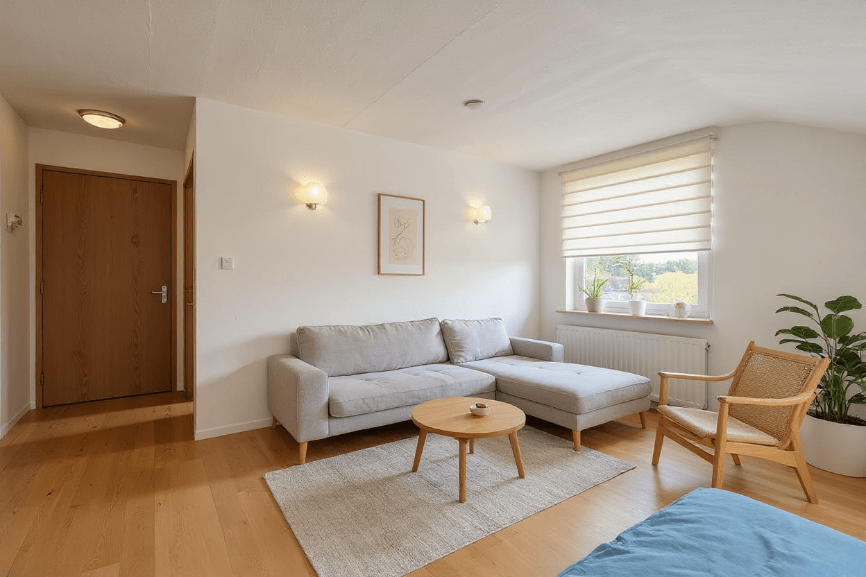 Kluswoning Molendreef 19 21 in Ossendrecht, impressie na renovatie