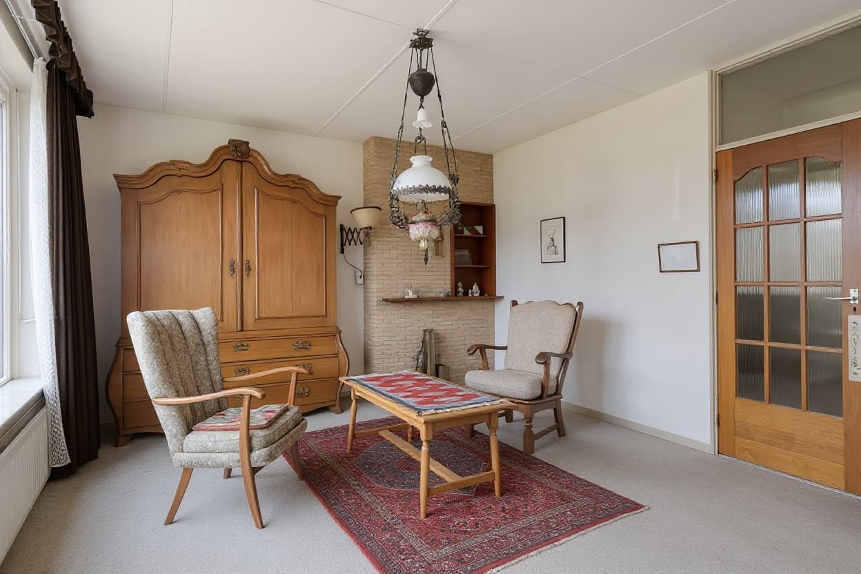 Kluswoning Wilgenlaan 8 in Serooskerke (Gem. Veere), impressie na renovatie