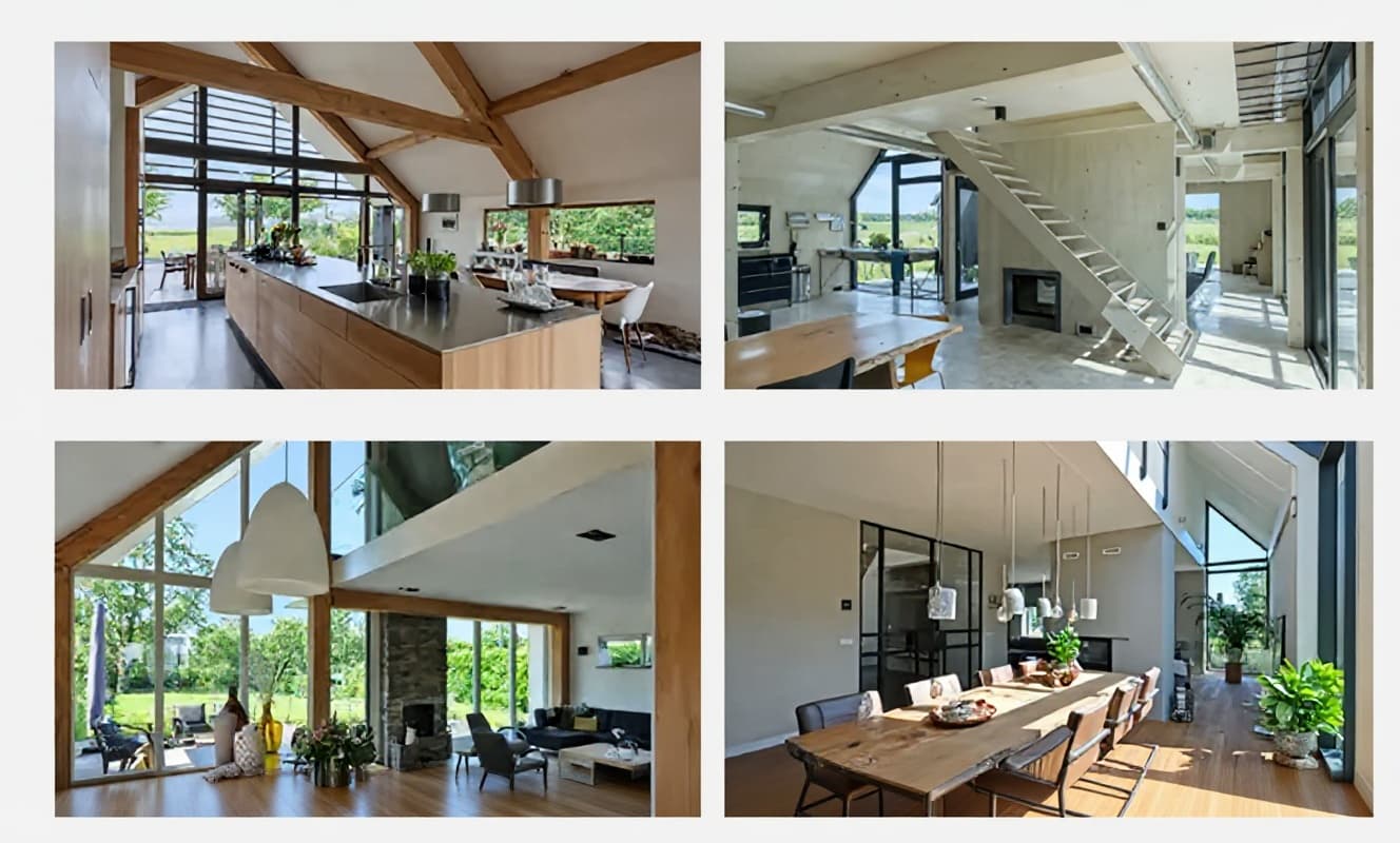 Kluswoning Kwekerijhof 4 in Eelderwolde, impressie na renovatie