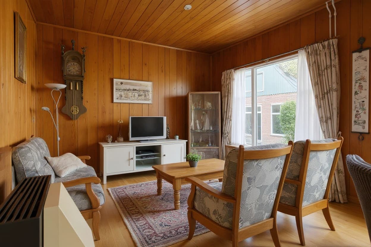 Kluswoning Dorpsstraat Holysloot 52 in Amsterdam, impressie na renovatie