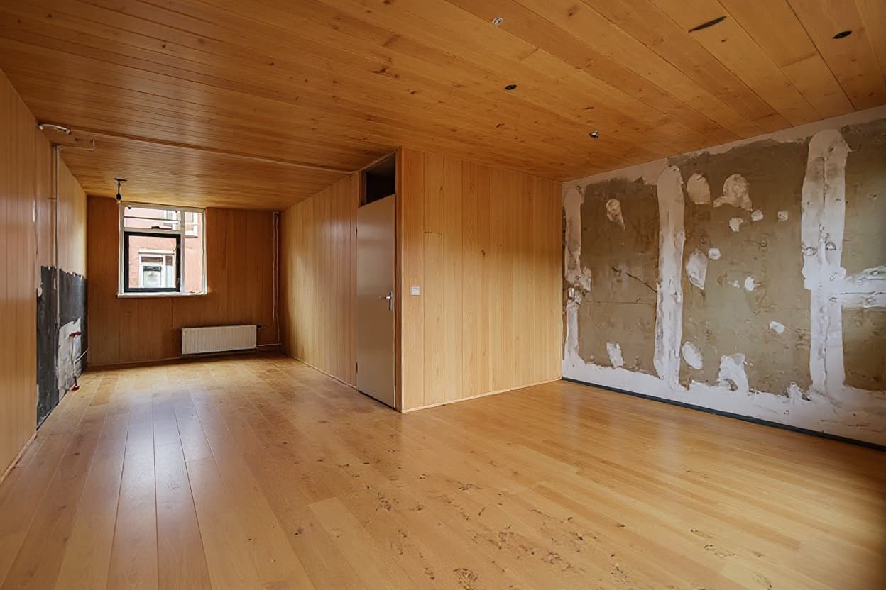 Kluswoning Wethouder In 't Veldstraat 35 in Amsterdam, impressie na renovatie