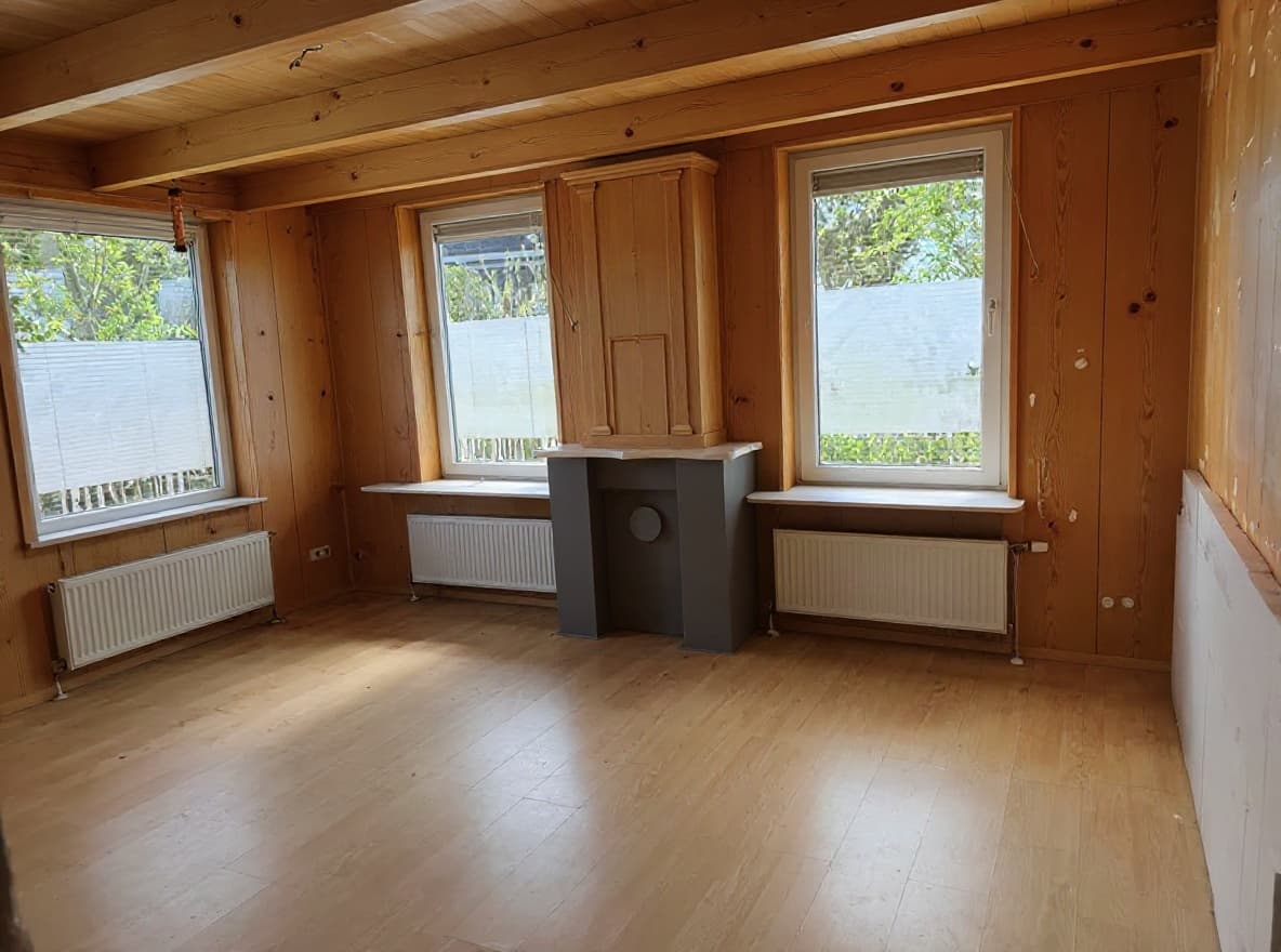Kluswoning Buorren 15 in Warns, impressie na renovatie
