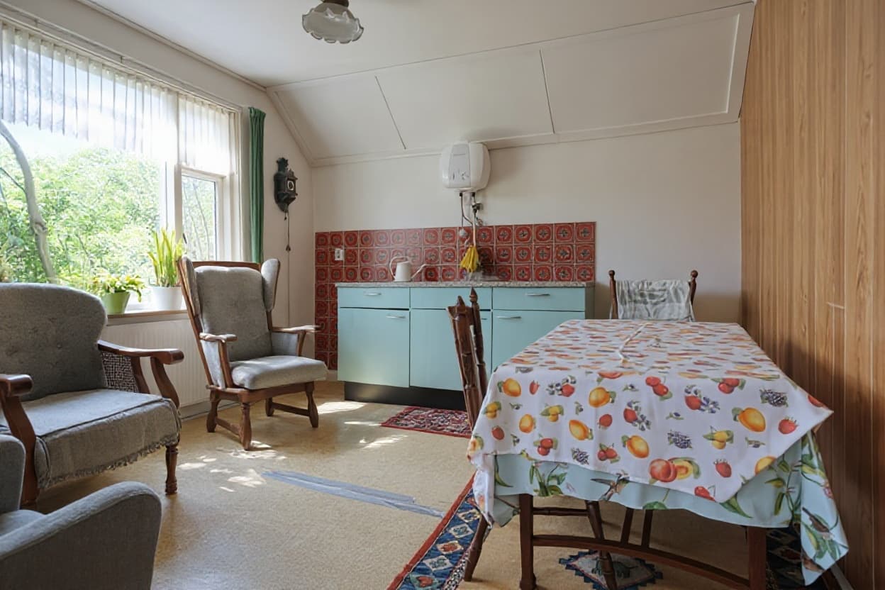 Kluswoning Middenweg 60 in Echten (FR), impressie na renovatie
