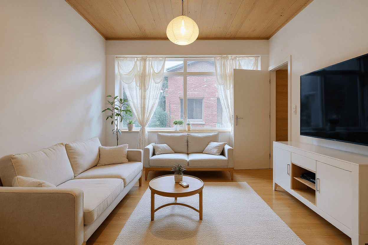 Kluswoning Louisastraat 10 in Sluiskil, impressie na renovatie