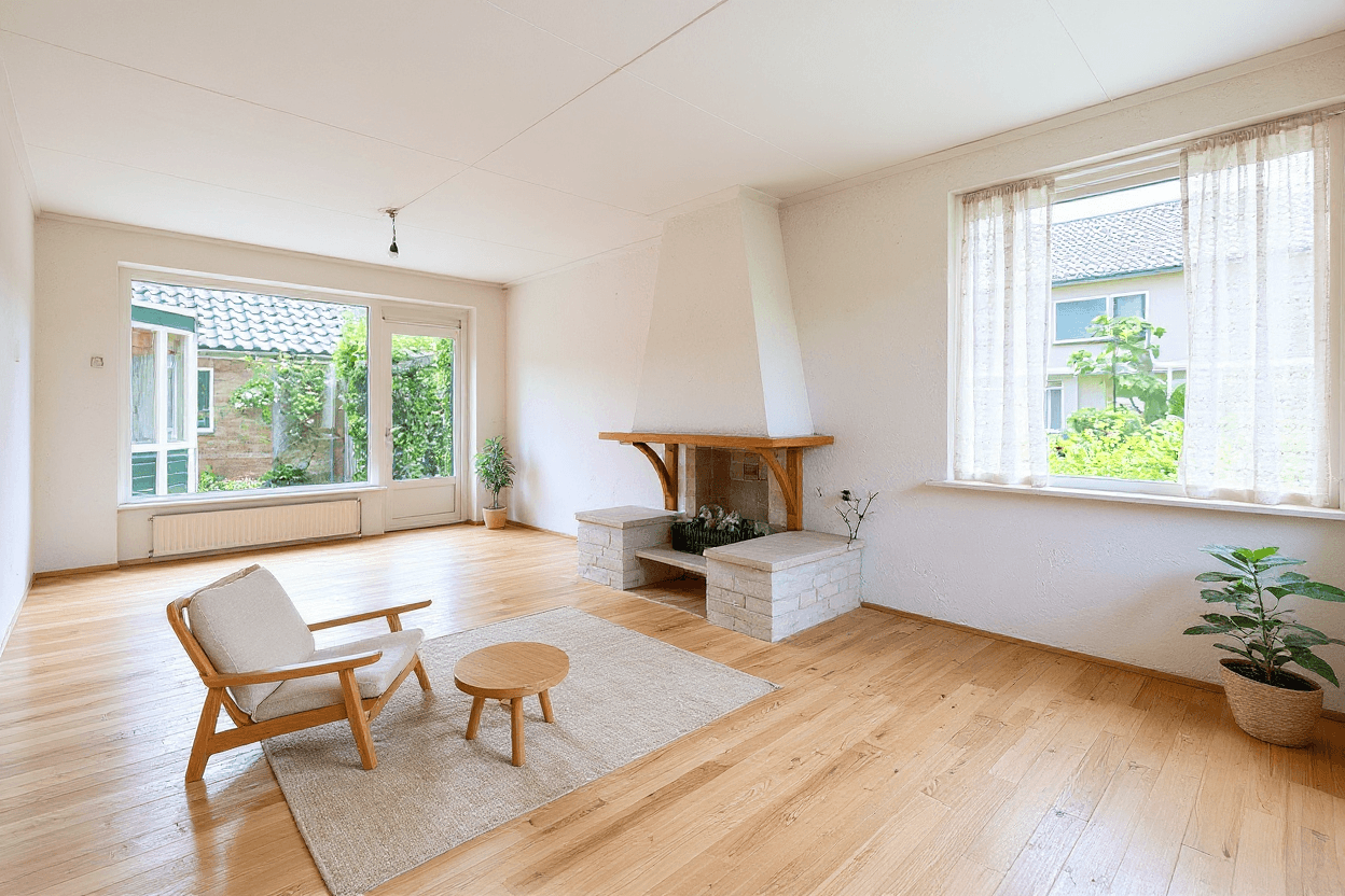 Kluswoning Amethiststraat 2 in Apeldoorn, impressie na renovatie