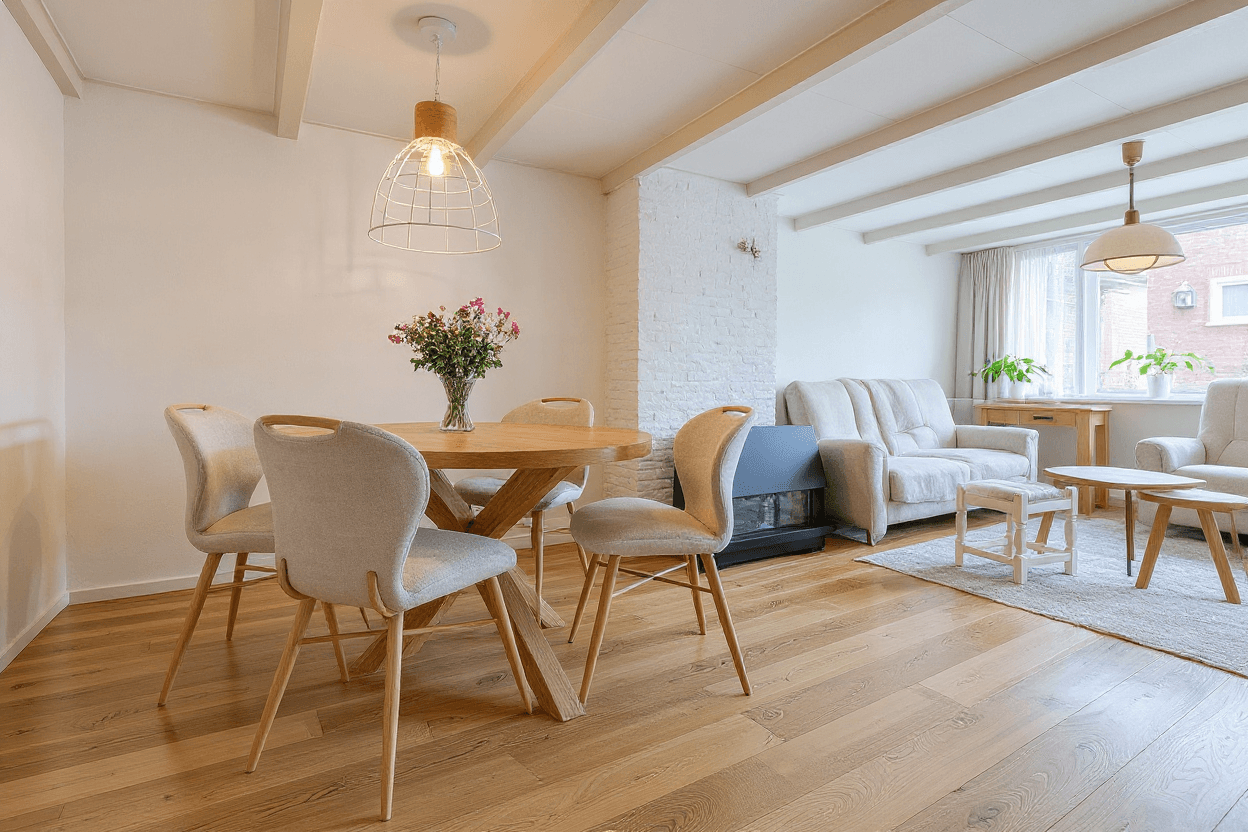 Kluswoning Dorpsstraat 1011 in Oudkarspel (Gem. Dijk en Waard), impressie na renovatie
