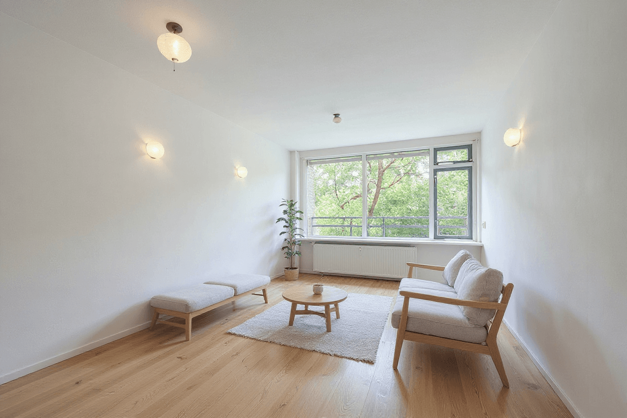 Kluswoning Jan Luykenlaan 18 in Leiden, impressie na renovatie