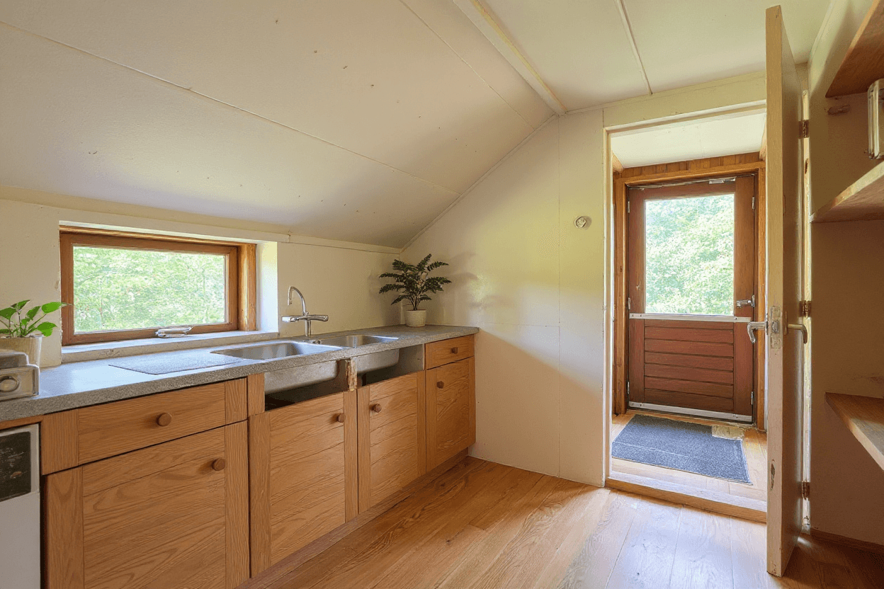 Kluswoning Leemdobben 26 in Sellingen, impressie na renovatie