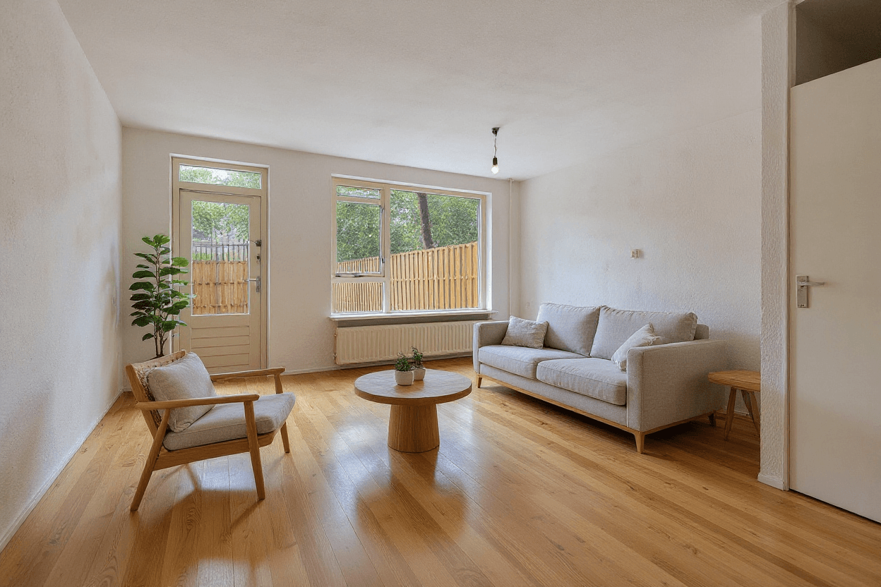 Kluswoning Beerze 33 in Rotterdam, impressie na renovatie