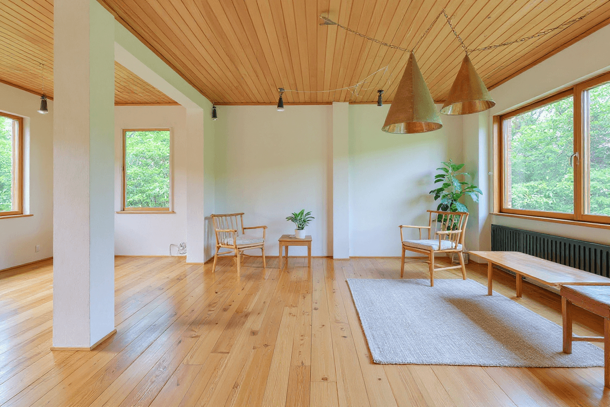 Kluswoning Hallstein-Nes 16 in Bergen (NH), impressie na renovatie