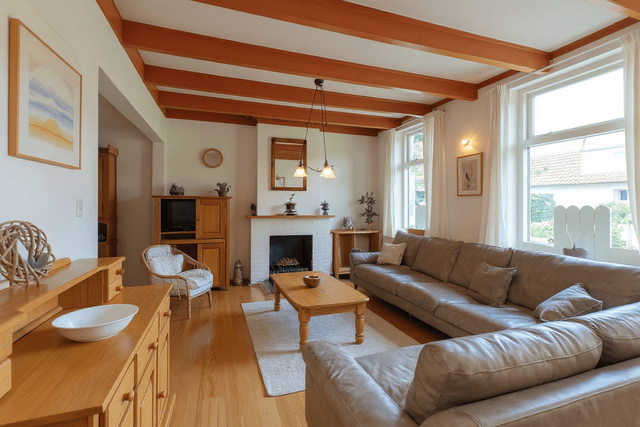 Kluswoning Wilgenhoekweg 9 in Serooskerke (Gem. Veere), impressie na renovatie