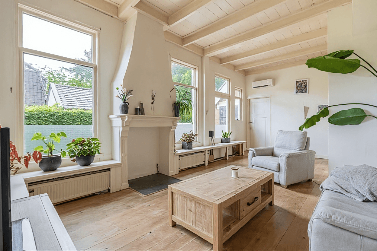 Kluswoning Pieter Venemakade 107 in Kiel-Windeweer, impressie na renovatie