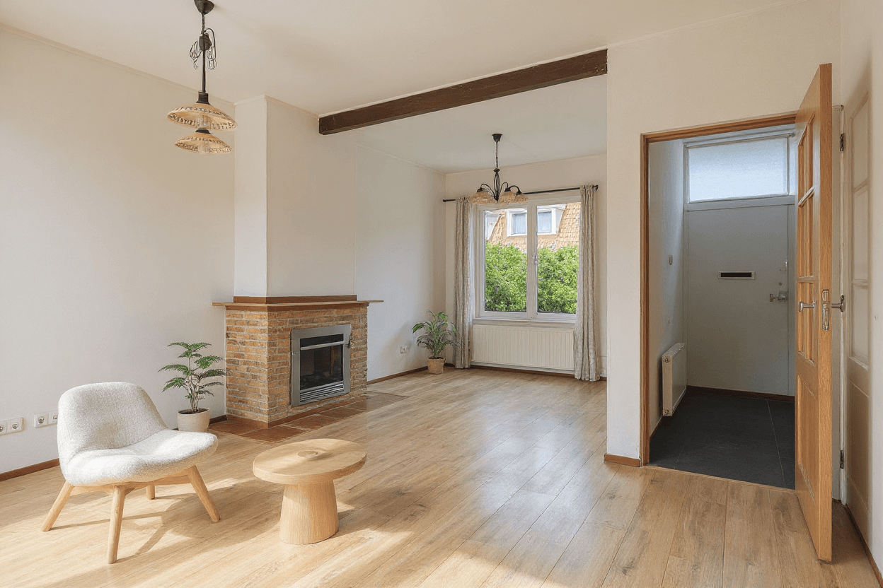 Kluswoning Poelendaeleweg 29 in Middelburg, impressie na renovatie