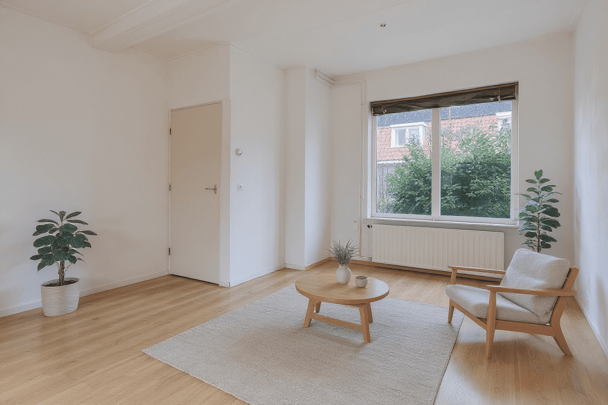Kluswoning Poelendaeleweg 31 in Middelburg, impressie na renovatie