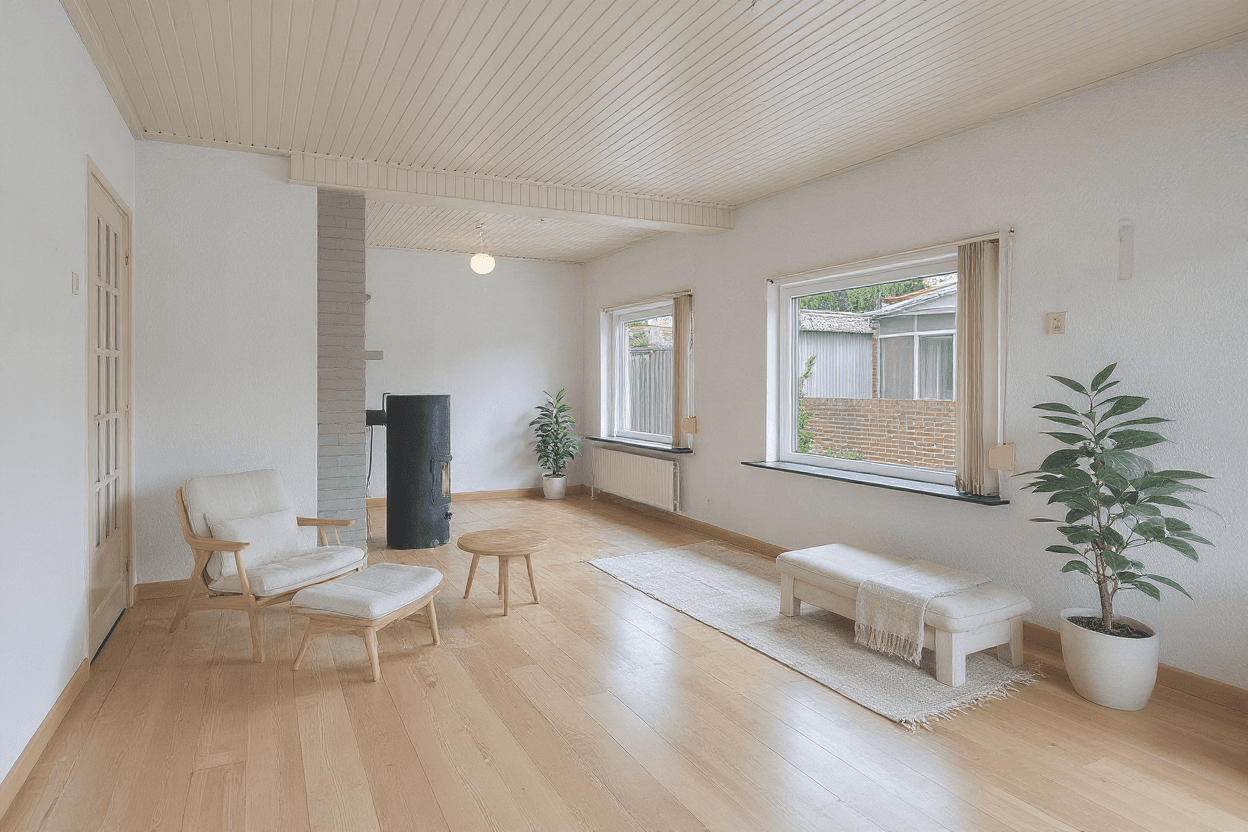 Kluswoning Kerkstraat 50 in Milsbeek, impressie na renovatie