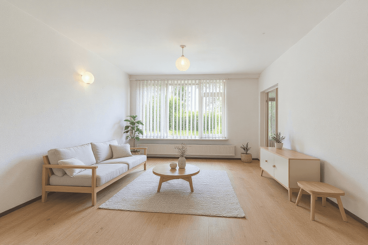 Kluswoning Faassenplein 134 in Schiedam, impressie na renovatie