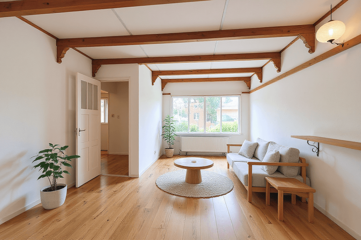Kluswoning Rijnstraat 35-A in Schiedam, impressie na renovatie
