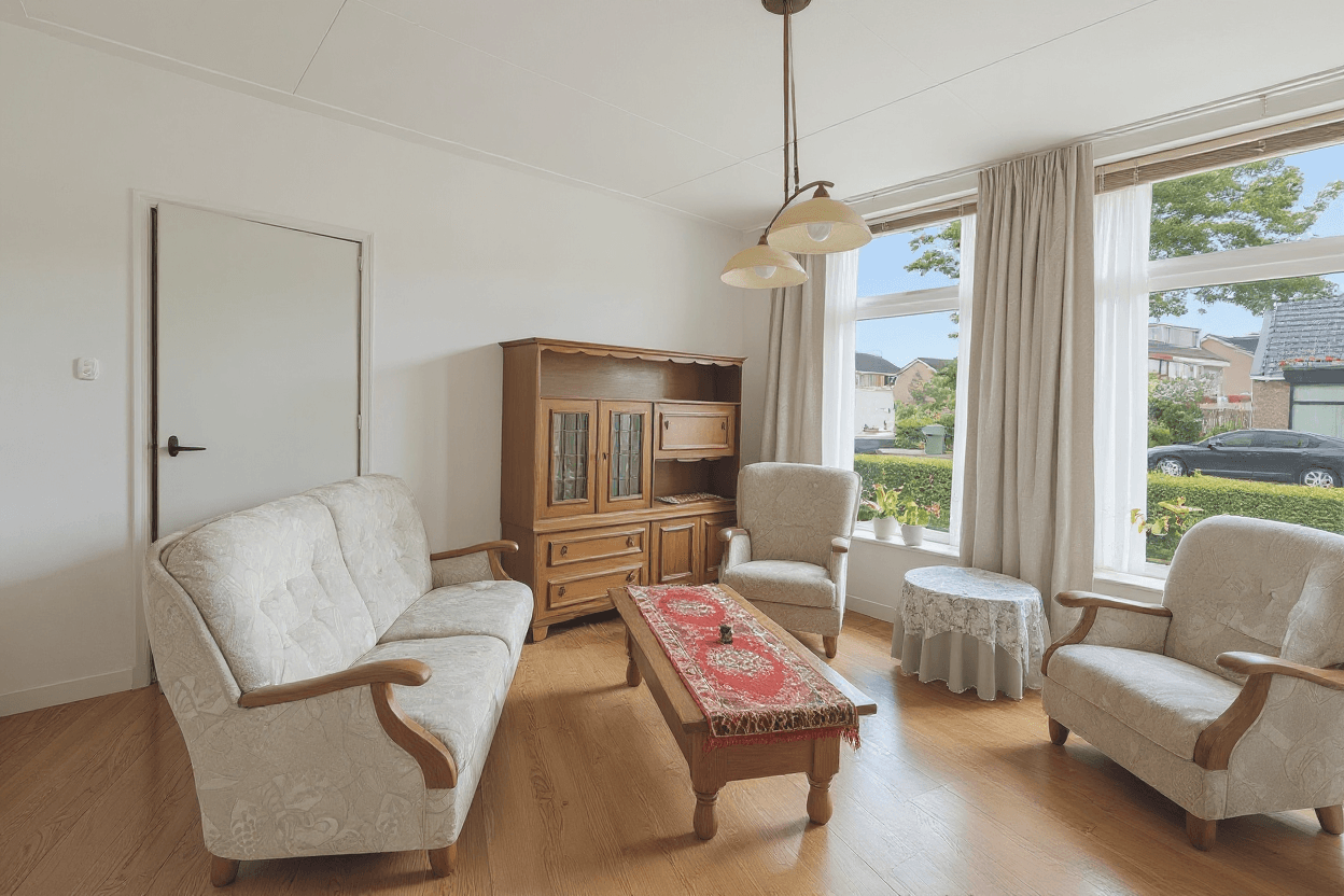 Kluswoning Mieddyk 13 in Menaam, impressie na renovatie
