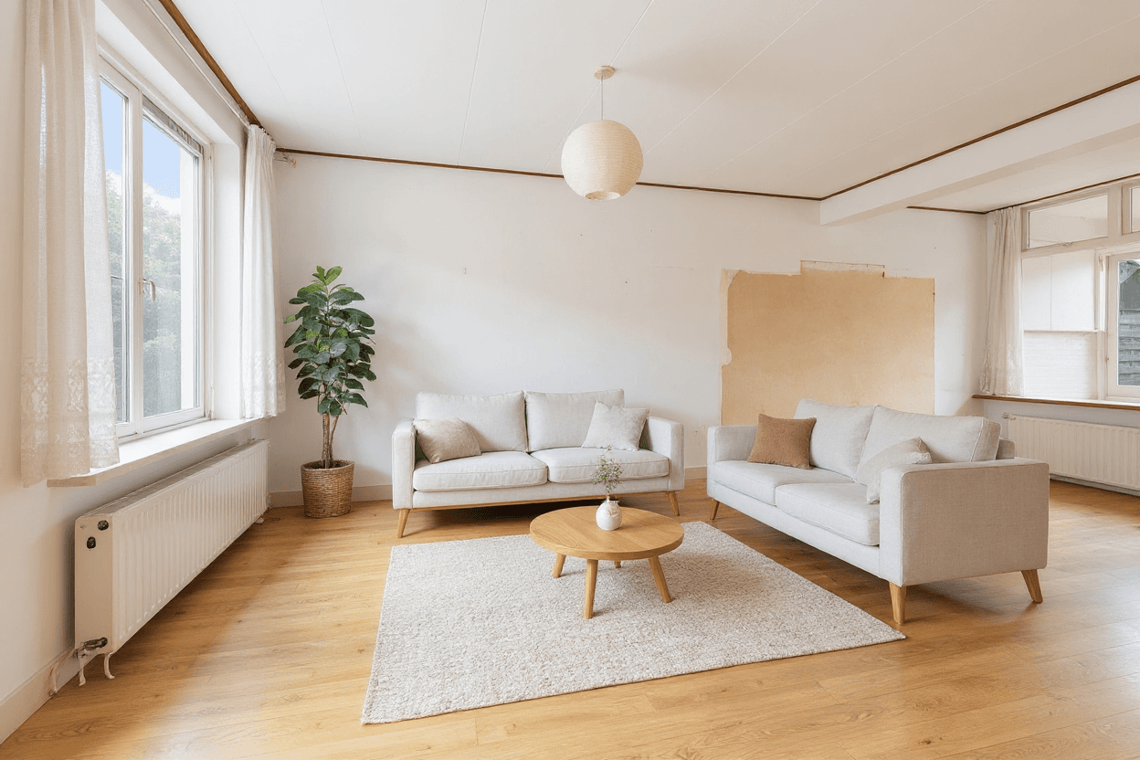 Kluswoning van Brachtstraat 11 in Pijnacker, impressie na renovatie