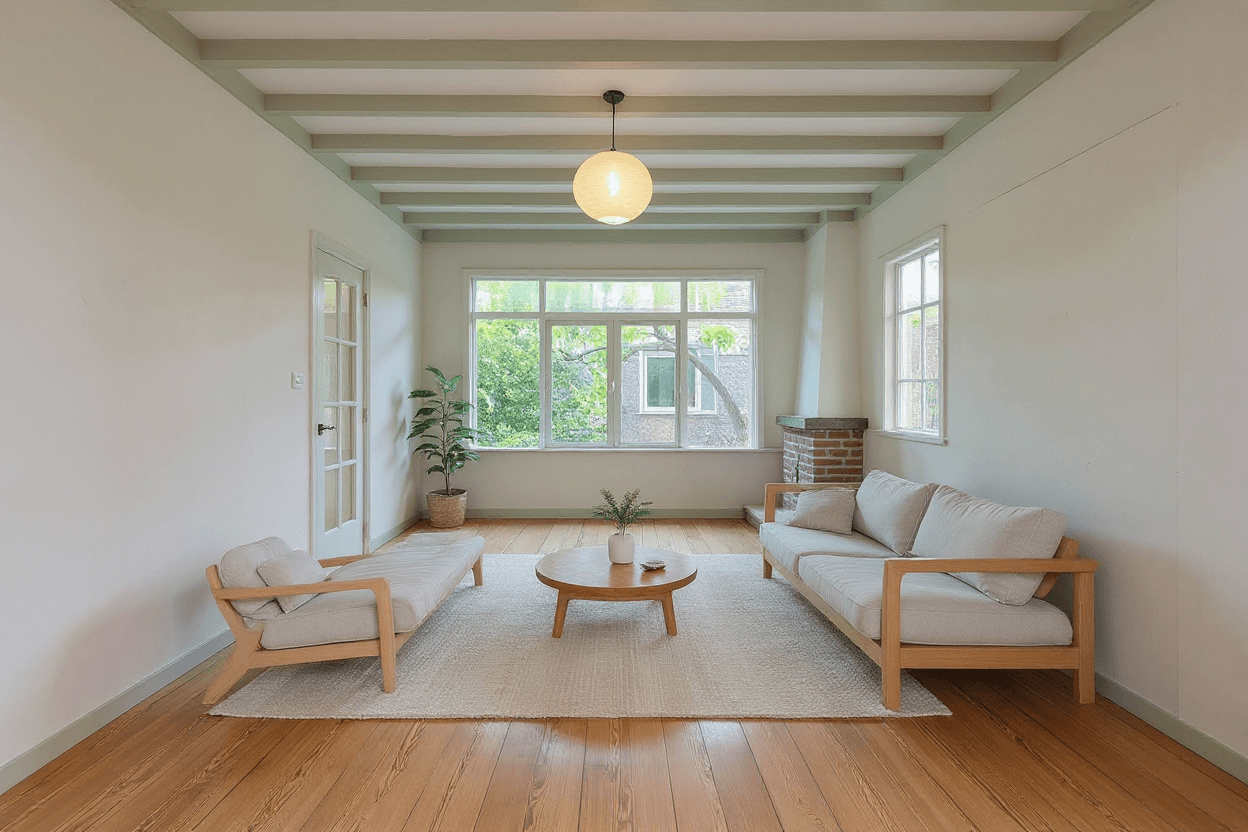 Kluswoning Kerstant van den Bergelaan 61-B in Rotterdam, impressie na renovatie
