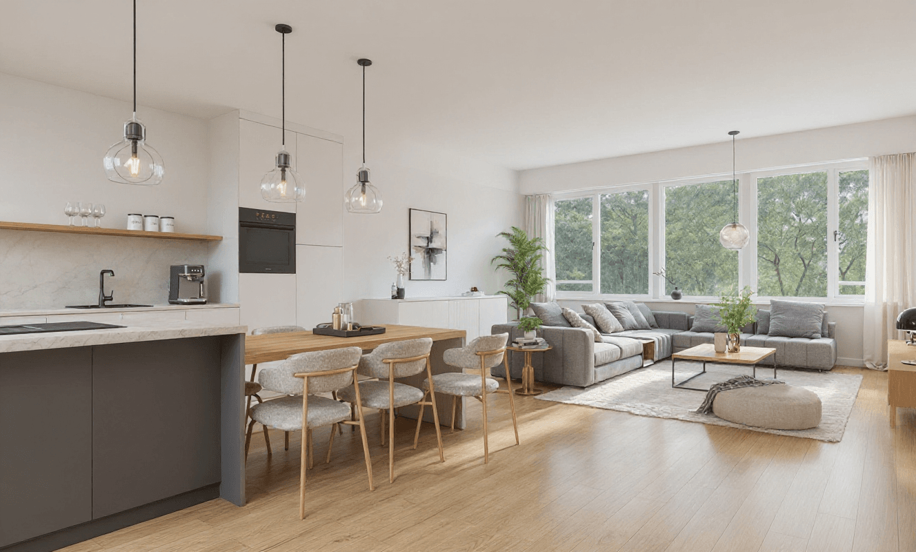 Kluswoning Getijdemonde 36 in Nieuwegein, impressie na renovatie
