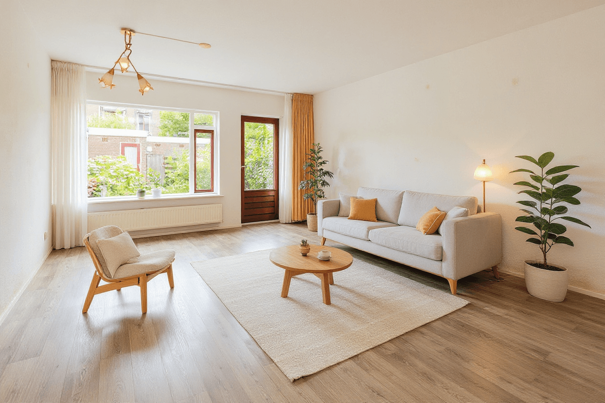 Kluswoning Jan Campertlaan 11 in Oegstgeest, impressie na renovatie