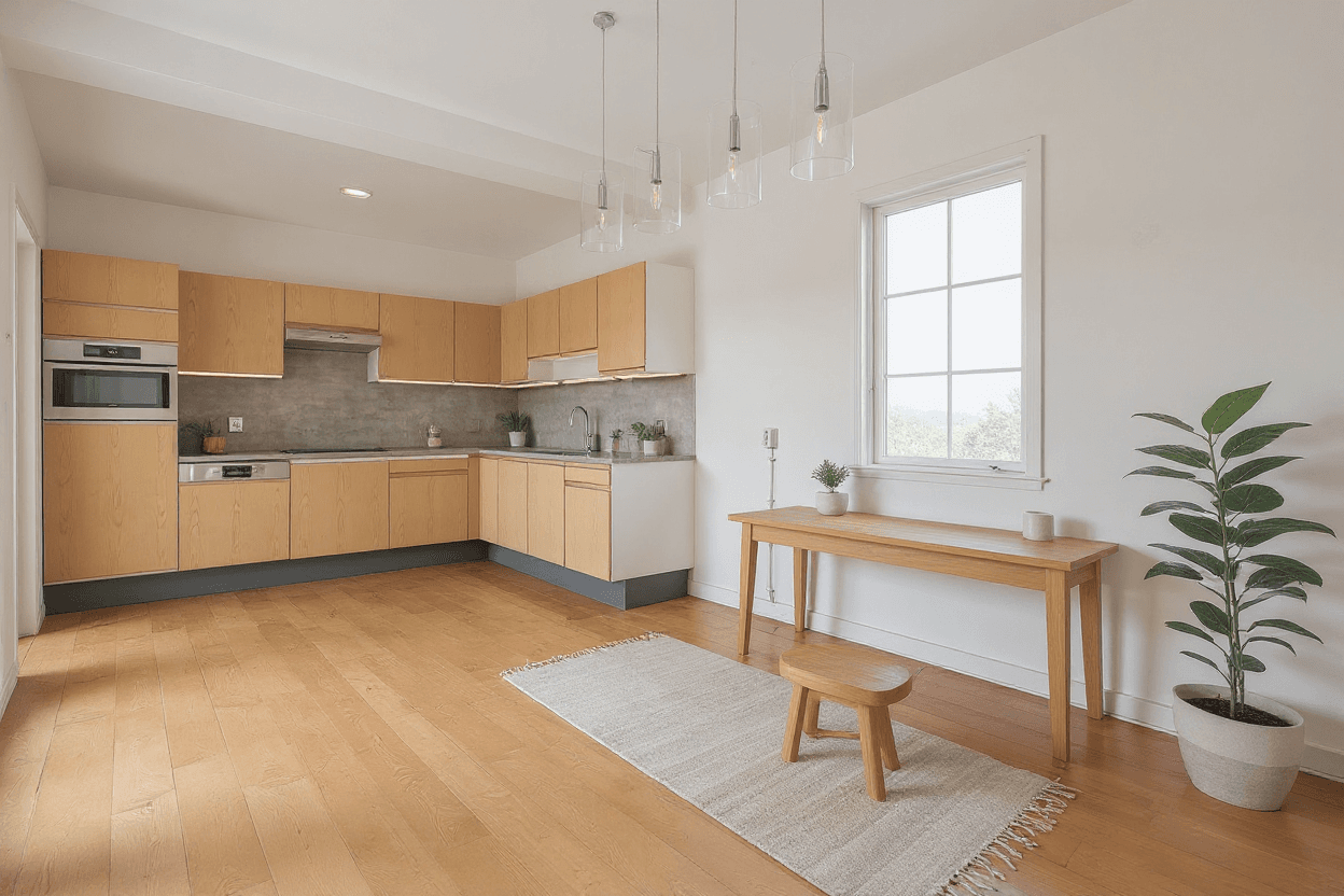 Kluswoning Dorpsstraat 55 in Schinnen, impressie na renovatie