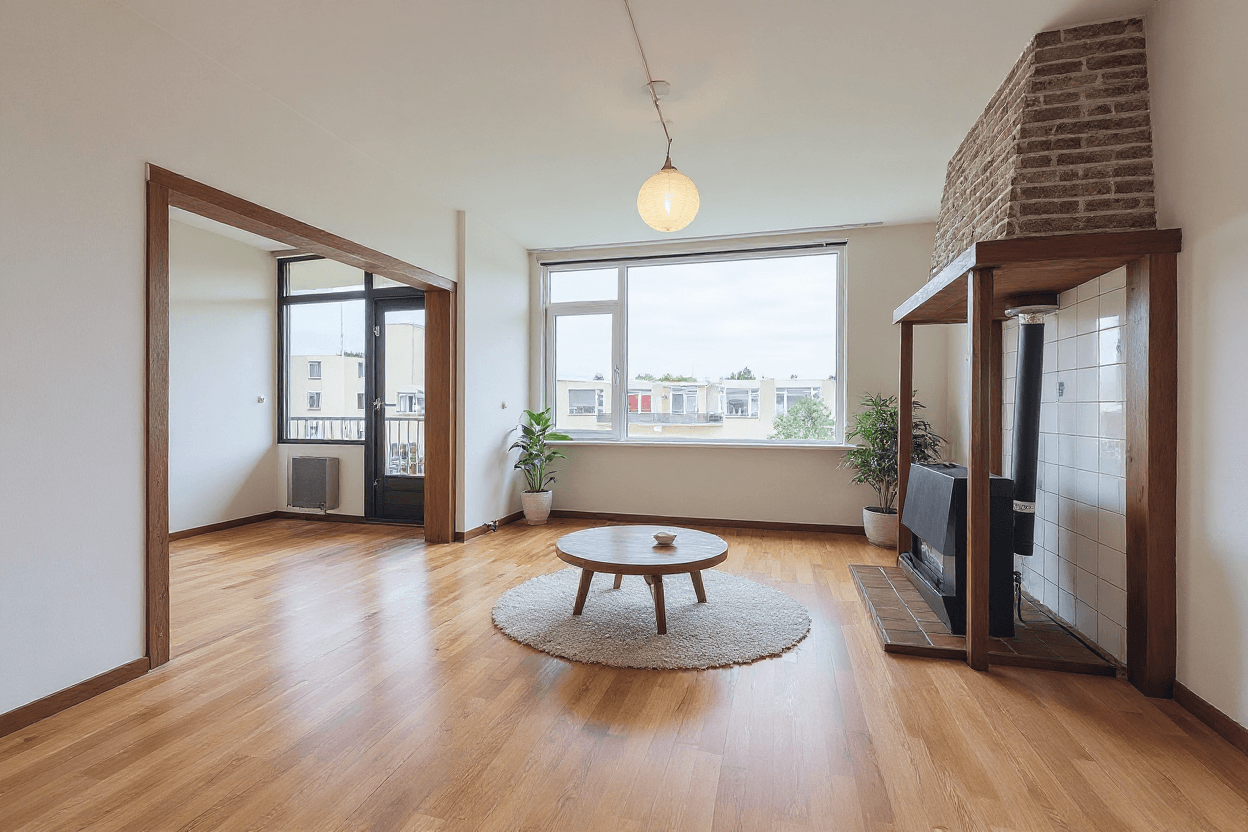 Kluswoning Heinsiusstraat 6 in Katwijk (ZH), impressie na renovatie