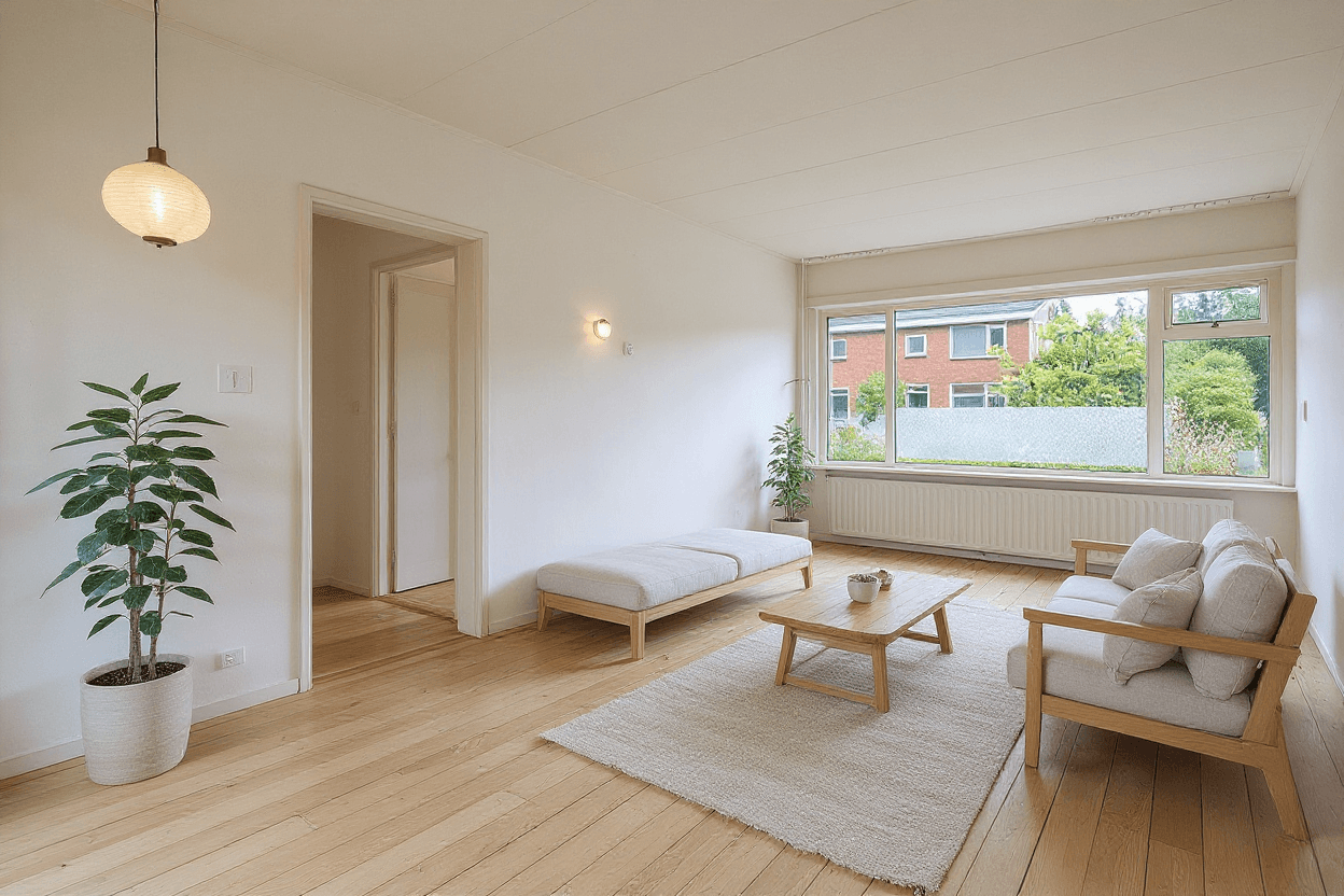 Kluswoning Jensmastrjitte 12 in Augustinusga, impressie na renovatie