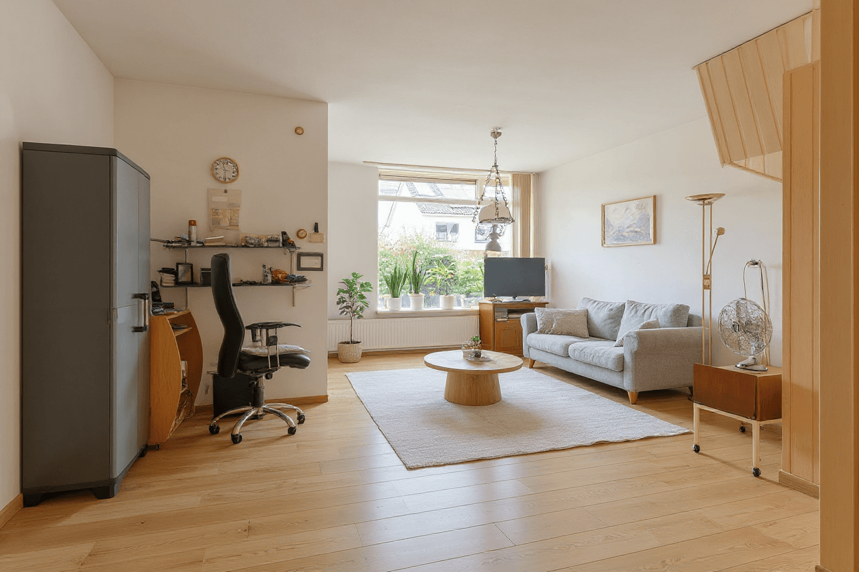 Kluswoning Conincksweg 37 in Steenwijkerwold, impressie na renovatie
