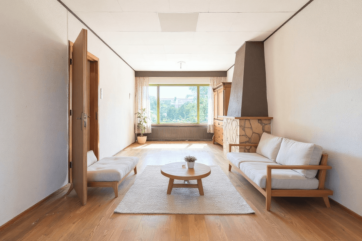 Kluswoning Theemsplein 12 in Haarlem, impressie na renovatie