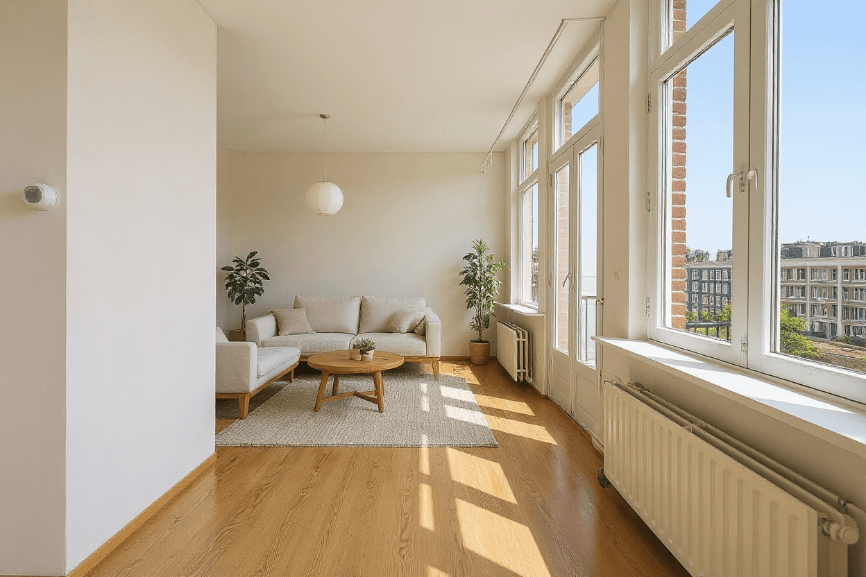 Kluswoning Houtmankade 316 in Amsterdam, impressie na renovatie