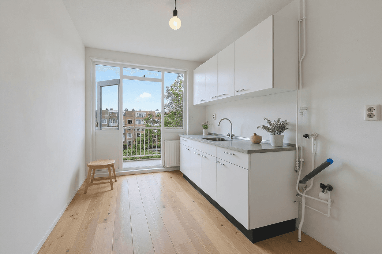 Kluswoning Nova Zemblastraat 425 in Amsterdam, impressie na renovatie