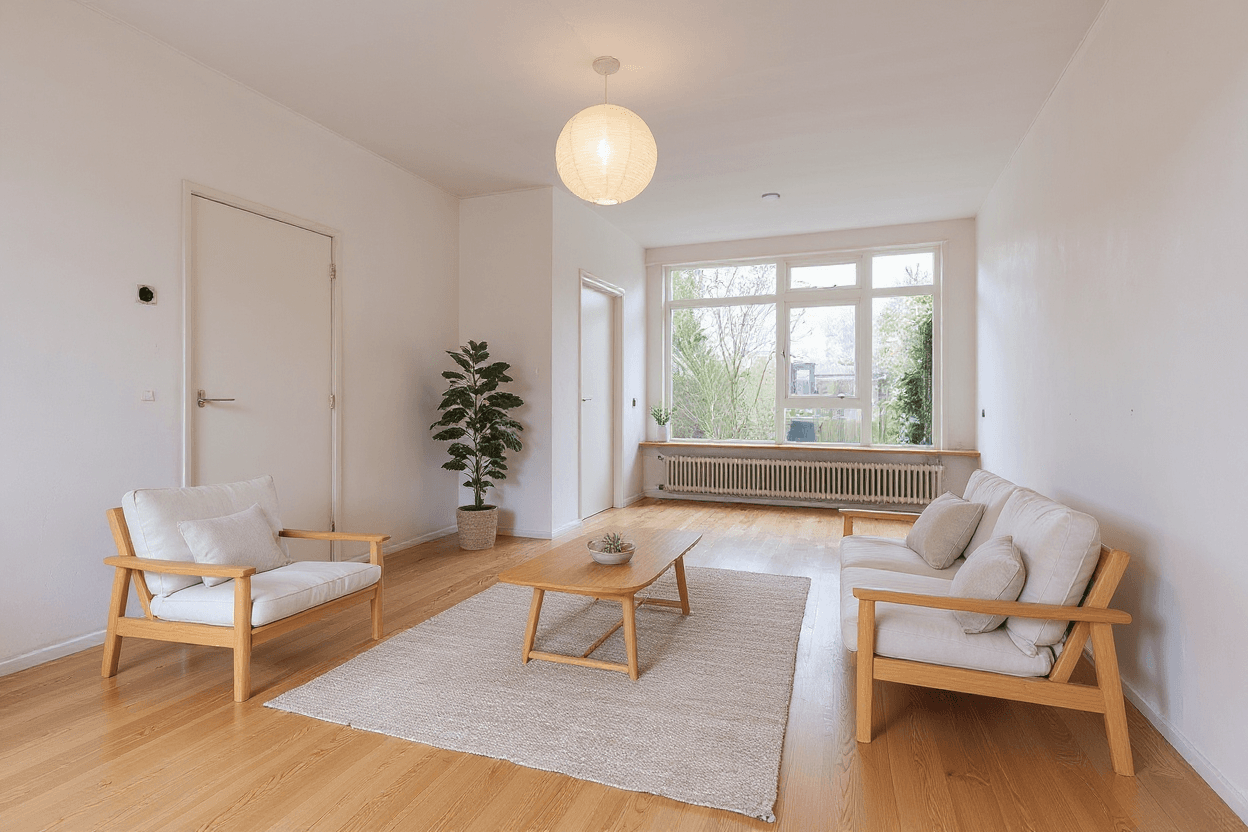 Kluswoning Wagenaarstraat 156 in Oss, impressie na renovatie
