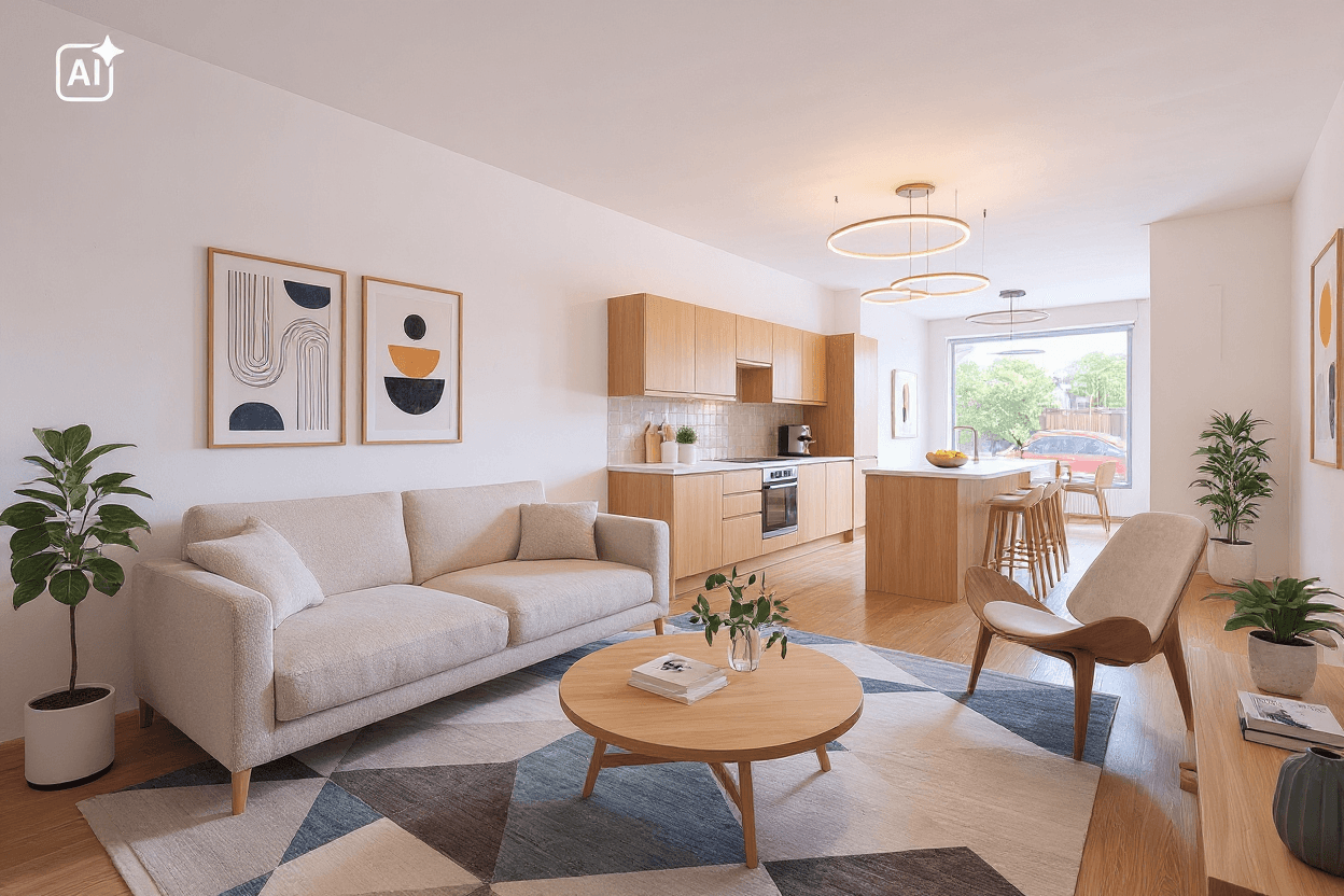 Kluswoning Amsteldijk 53-H in Amsterdam, impressie na renovatie