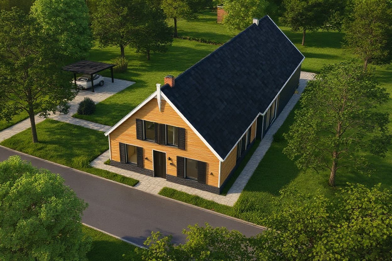 Kluswoning Slotvalkensteinsedijk in Poortugaal, impressie na renovatie