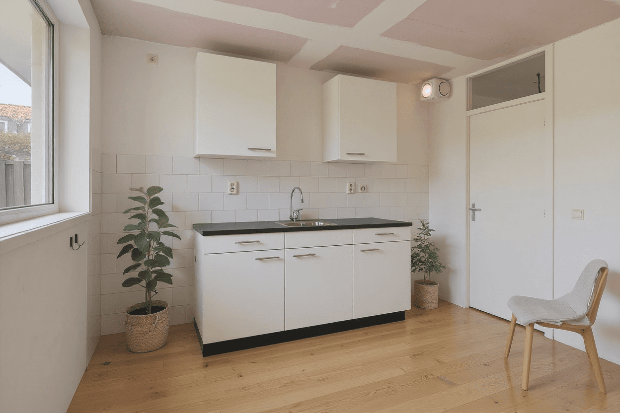 Kluswoning Nigellestraat 97 in Amsterdam, impressie na renovatie
