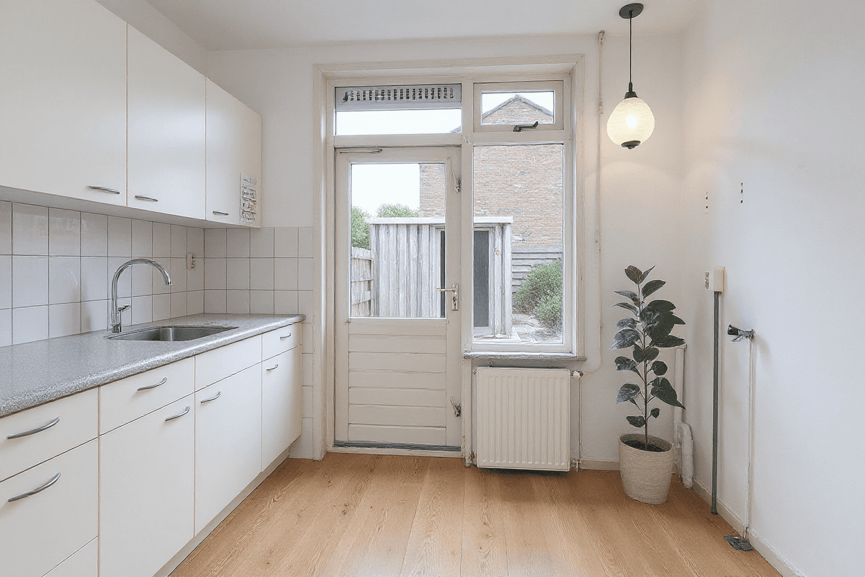 Kluswoning Noordenveld 6 in Assen, impressie na renovatie