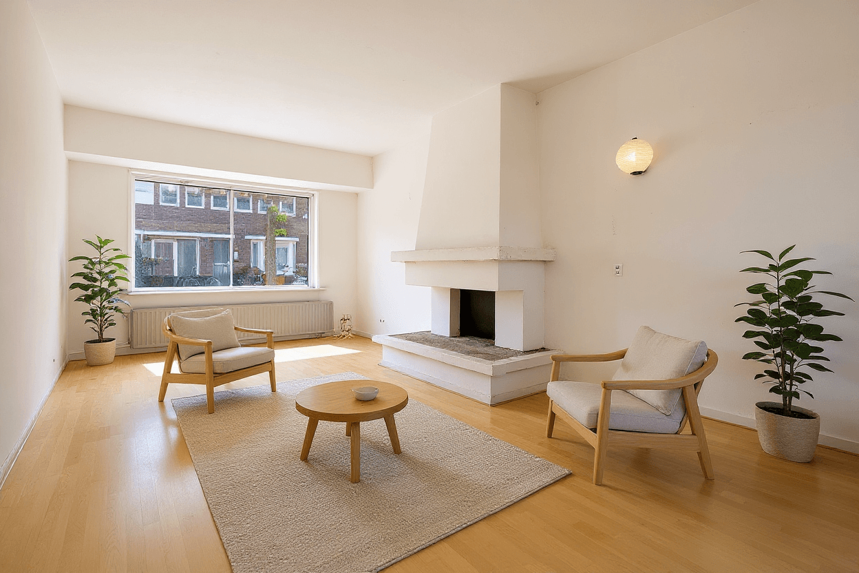 Kluswoning Bernard de Waalstraat 28 in Utrecht, impressie na renovatie