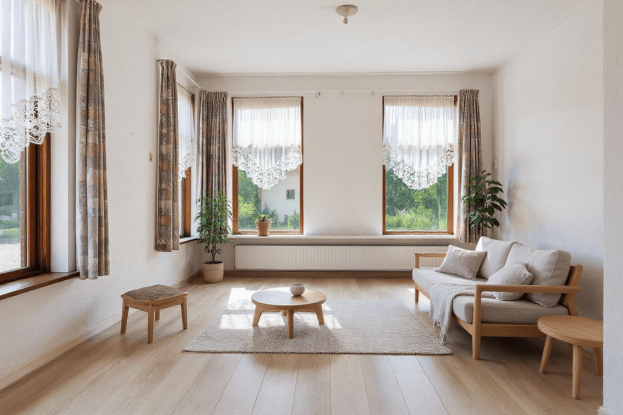Kluswoning Holwierderweg 10 in Appingedam, impressie na renovatie