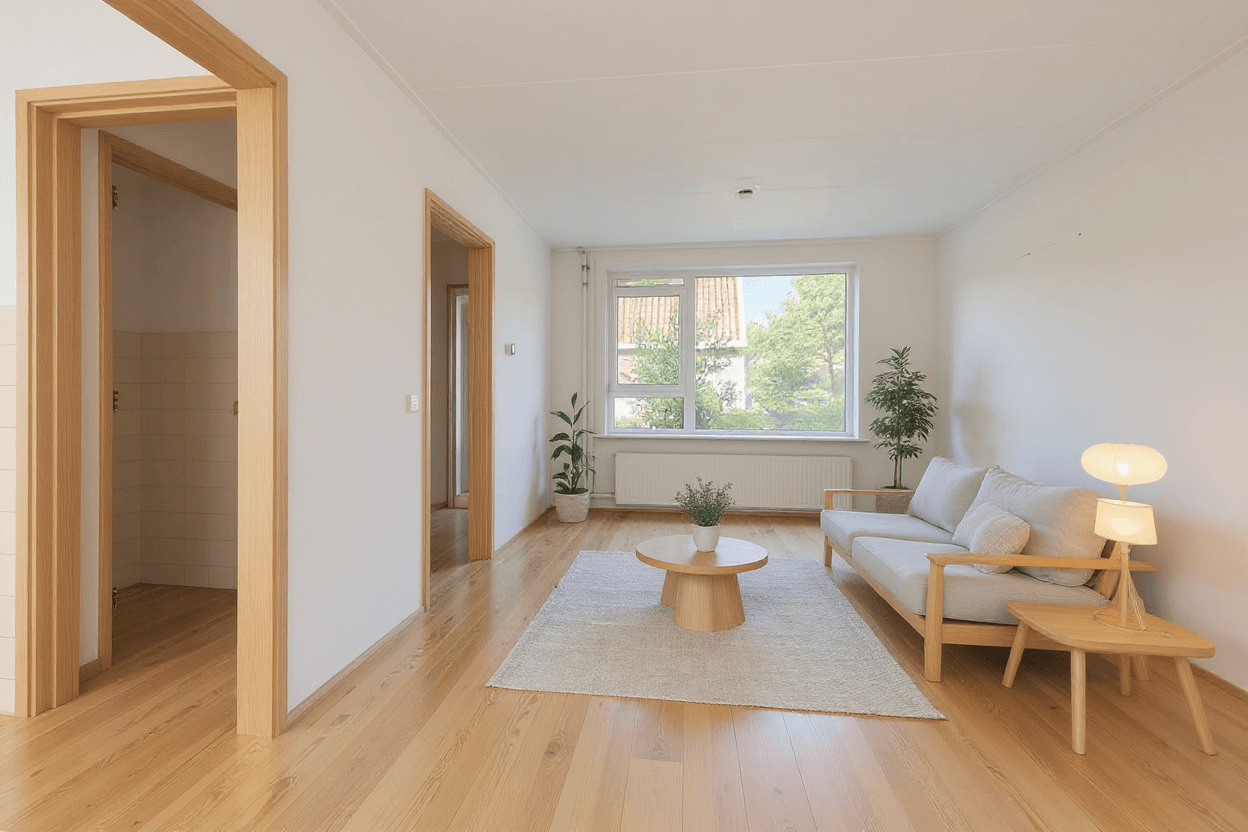 Kluswoning Saenredamstraat 7 in Assendelft, impressie na renovatie