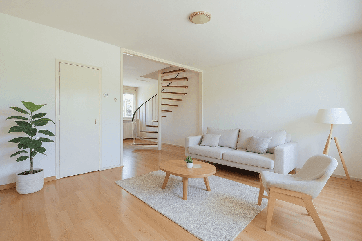Kluswoning Marktplein 74 in Hoofddorp, impressie na renovatie
