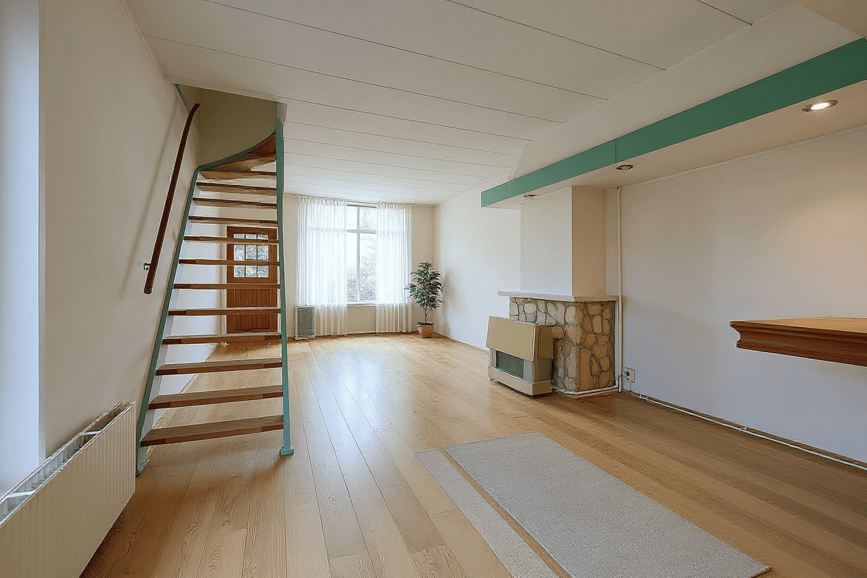 Kluswoning Korte Landstraat 2 in Alkmaar, impressie na renovatie
